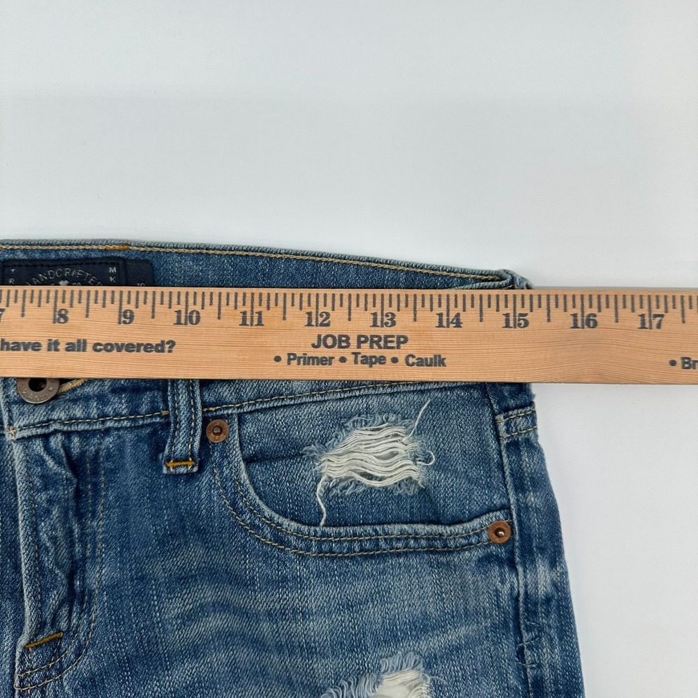 Lucky Brand Sienna Cigarette Jeans Womens 0/25 Blue Denim Distressed Skinny - Picture 9 of 11
